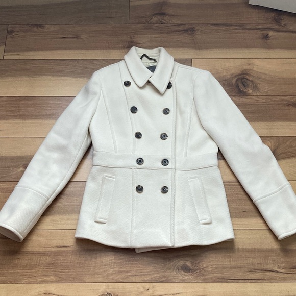 J Crew Stadium Cloth by Nello Gori Pea Coat - Picture 2 of 9